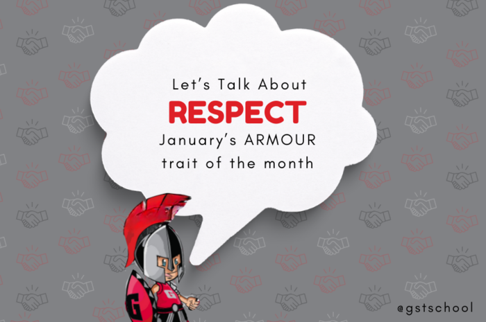 Speech Bubble: Let's Talk About RESPECT, Januarys Armour trait of the month