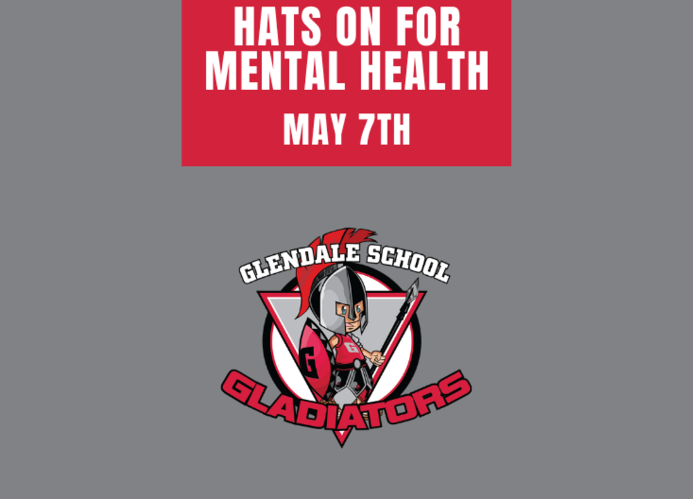 Banner: Hats on for mental Health with Gladiator logo