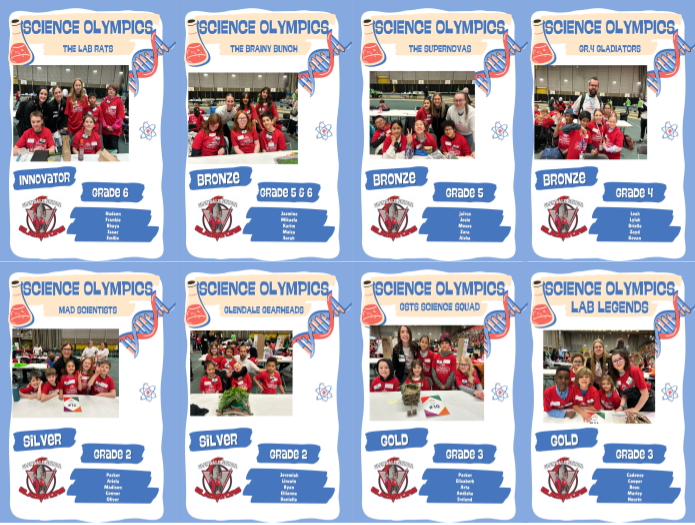 Photos of Science Olympics Teams