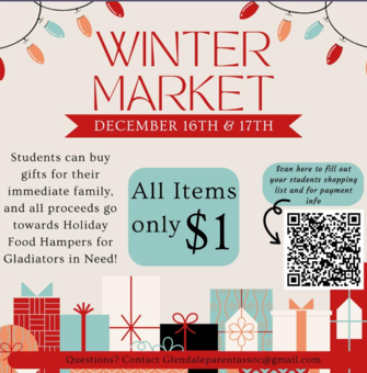 Poster for winter market